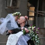 Ukrainian newlyweds