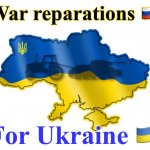 War reparations for Ukraine meme