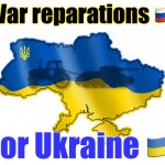 War reparations for Ukraine meme