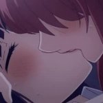 anime kiss GIF Template