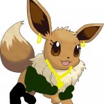 Happy Eevee | image tagged in happy eevee | made w/ Imgflip meme maker