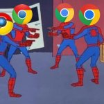 Spiderman Chrome meme