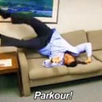 The Office parkour gif version template