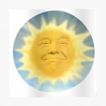 trump sun template