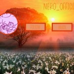 Nero_Official announcement template template