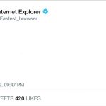 Internet Explorer twitter meme