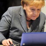 Angela Merkel computer