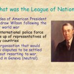 Woodrow Wilson League of Nations