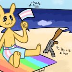 Spronkus goes to the beach