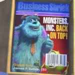 Mike Wazowski On The Cover