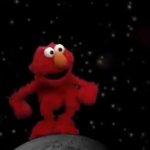 Elmo dancing on the moon meme