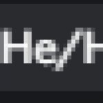 He/him tag