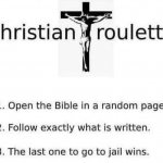 Christian roulette meme