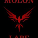 molon labe | MOLON; LABE | image tagged in red phoenix chevron,red,phoenix | made w/ Imgflip meme maker