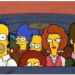 Simpsons Angry Driving a Car