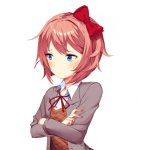 Sayori is disappointed template
