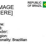 Official Brazilian Sentence Card