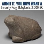 Serenity frog