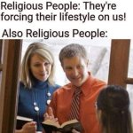 Religious homophobes meme