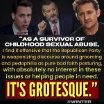 Republicans weaponizing grooming pedophilia meme