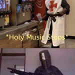 Holy music stops + Loads LMG with religious intent | WHEN THE CHRISTIAN MINECRAFT SERVER BECOMES A DICTATORSHIP: | image tagged in holy music stops loads lmg with religious intent | made w/ Imgflip meme maker