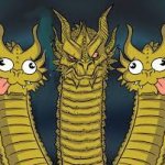 Three headed dragon template