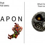 SkullKid Y U DO DIS meme