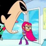 robin yelling at material girl