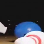 Bowling ball slaps Bowling pin GIF Template