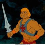 Power Sword of Eternia He Man dark template