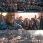 Avengers assemble meme