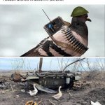 Assault drones in Ukraine meme