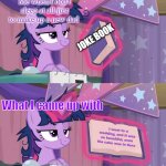 Twilights joke | Me when I don't sleep at all just to make up a new dad; JOKE BOOK; What I came up with; I went to a wedding, and it was so beautiful, even the cake was in tiers | image tagged in twilight's fact book remastered,dad joke,funny,mlp,my little pony friendship is magic | made w/ Imgflip meme maker