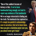 Carl Sagan on cults meme