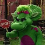 Baby Bop Stop Sign