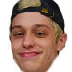 Pete Davidson head transparent