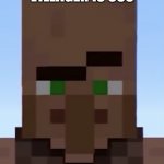 Among us villager sus raising eyebrow be careful | WHEN THE VILLAGER IS SUS | image tagged in villager raising eyebrow | made w/ Imgflip meme maker