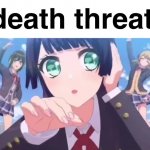 Death threats GIF Template
