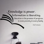 Knowledge is power Kofi Annan meme