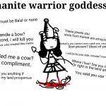 Canaanite warrior goddess gf