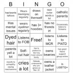 Emo bingo template