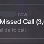 Missed call template
