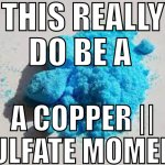 copper 2 sulfate moment