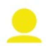 Yellow man icon transparent