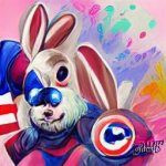 captain america easter bunny sloth