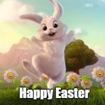 Happy Easter | Happy Easter | image tagged in easter-bunny defense | made w/ Imgflip meme maker