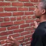 guy talking to a wall GIF Template