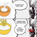 all might settles milk before cerial debate | image tagged in all might,mha,bnha,anime,memes,milk | made w/ Imgflip meme maker