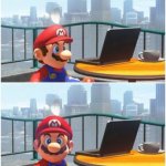 Mario sees