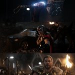 Jane Foster lifts Mjolnir Thor 4 Love and Thunder confused Thor